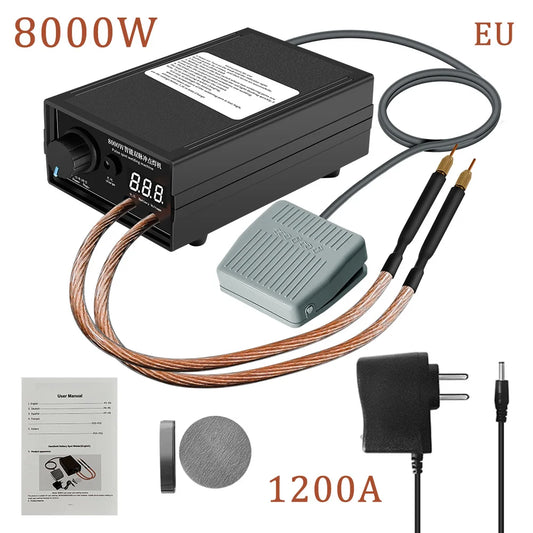 Soldador por Puntos para Baterías 8000W